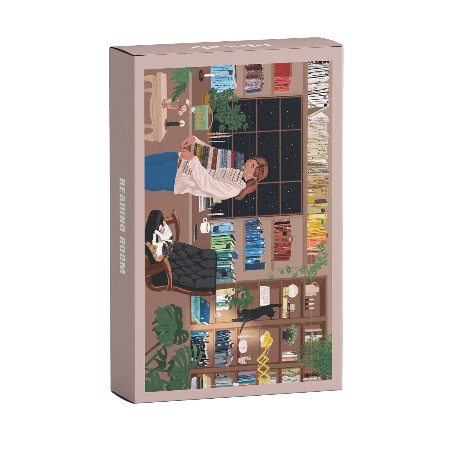 Piecely Mini-Puzzle 99 Teile - Reading Room - Piecely Mini-Puzzle 99 Teile - Reading Room - von Piecely