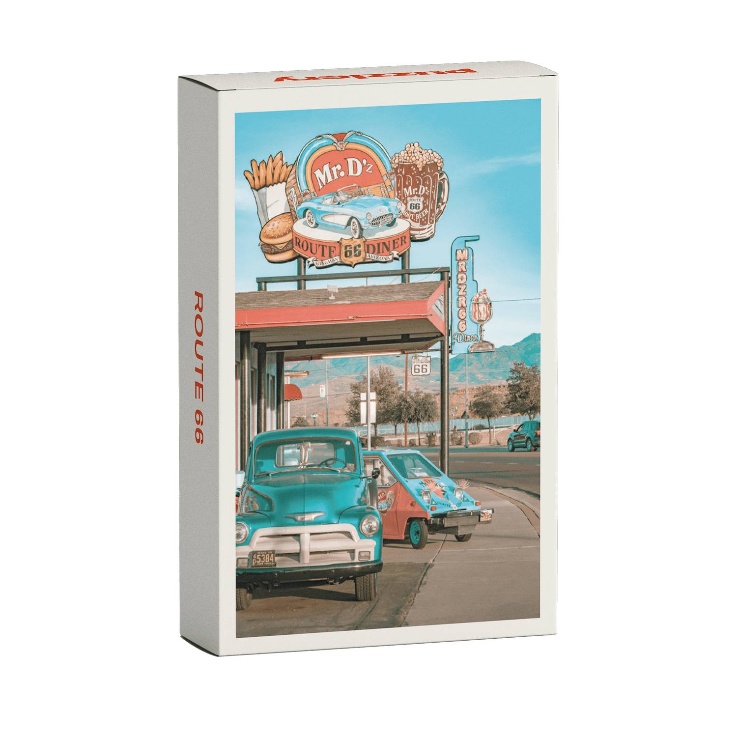 Piecely Mini-Puzzle 99 Teile - Route 66 - Piecely Mini-Puzzle 99 Teile - Route 66 - von Piecely