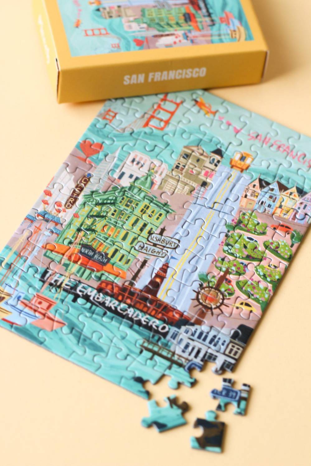 Piecely Mini-Puzzle 99 Teile - San Francisco - Piecely Mini-Puzzle 99 Teile - San Francisco - von Piecely