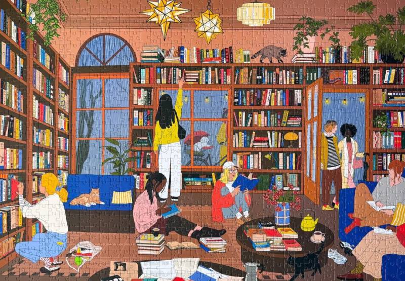 Piecely Puzzle 1000 Teile – Book Nook - Piecely Puzzle 1000 Teile – Book Nook - von Piecely