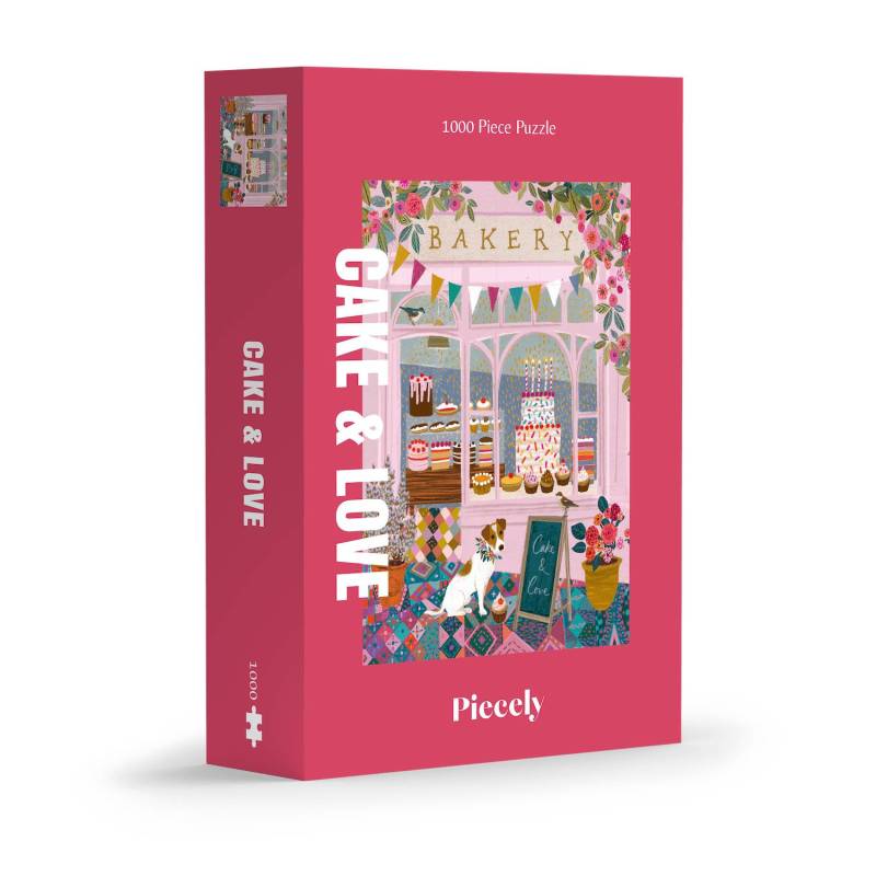 Piecely Puzzle 1000 Teile - Cake & Love - von Piecely