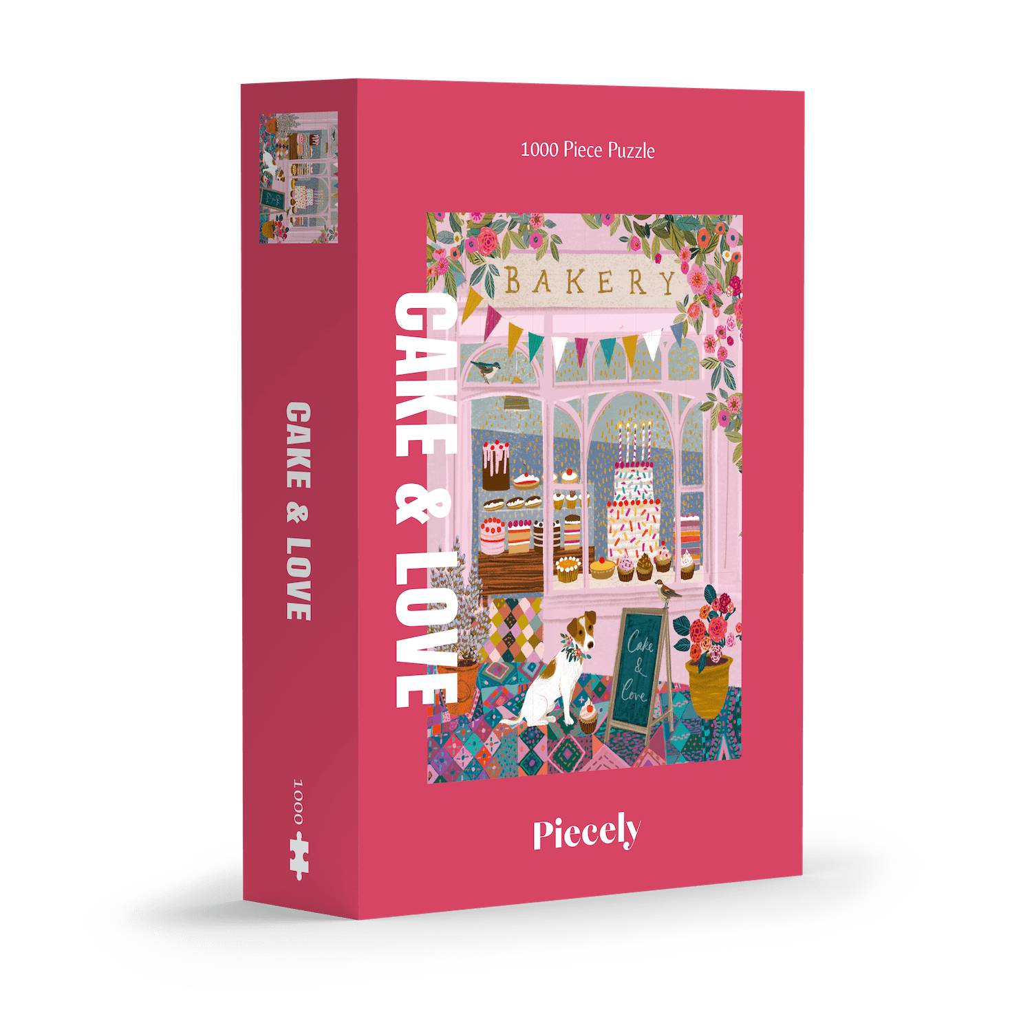 Piecely Puzzle 1000 Teile - Cake & Love - von Piecely