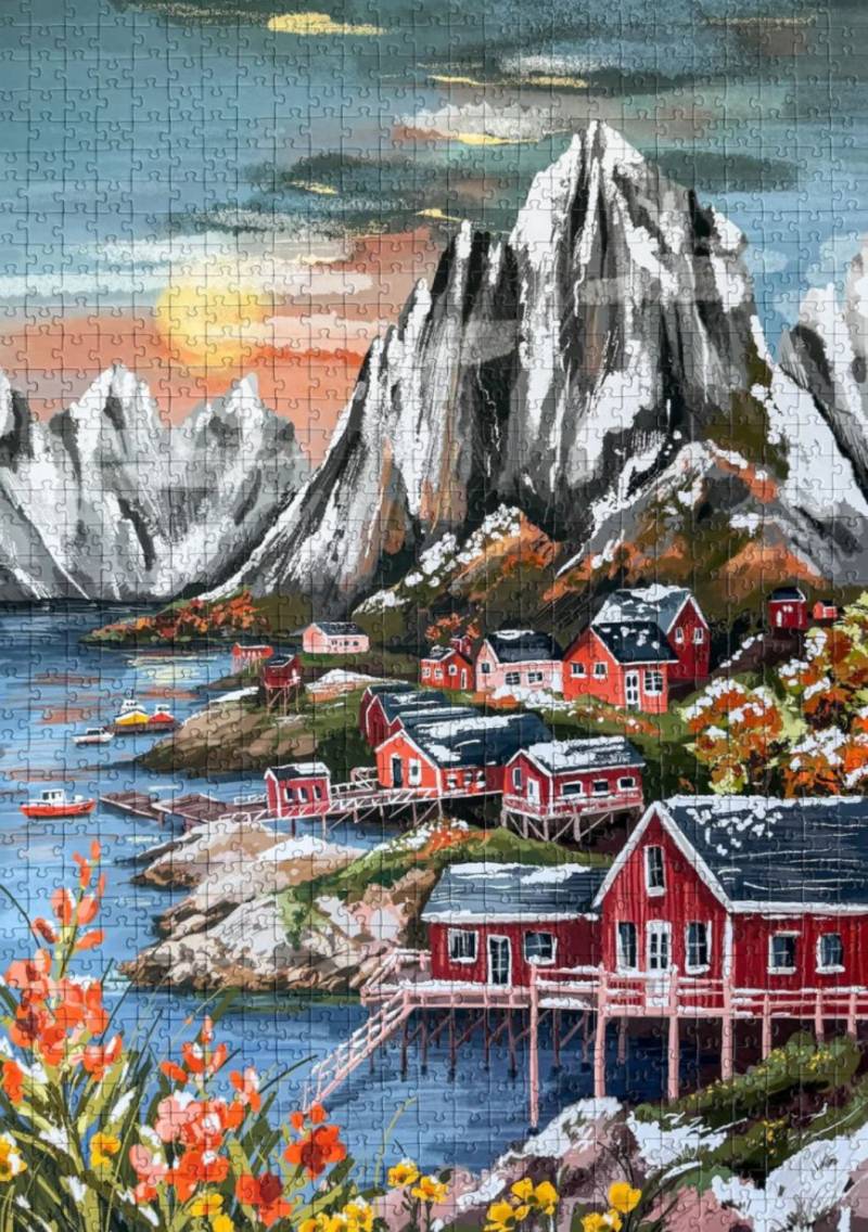 Piecely Puzzle 1000 Teile – Lofoten Norway - Piecely Puzzle 1000 Teile – Lofoten Norway - von Piecely