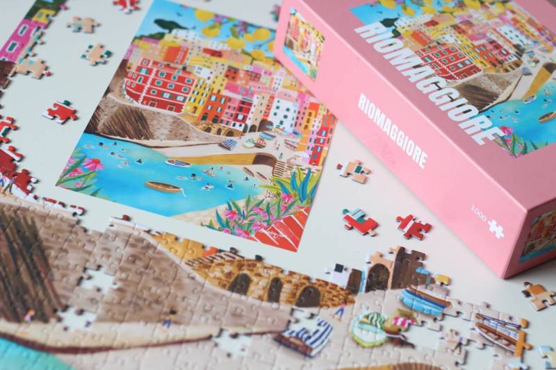 Piecely Puzzle 1000 Teile - Riomaggiore - von Piecely