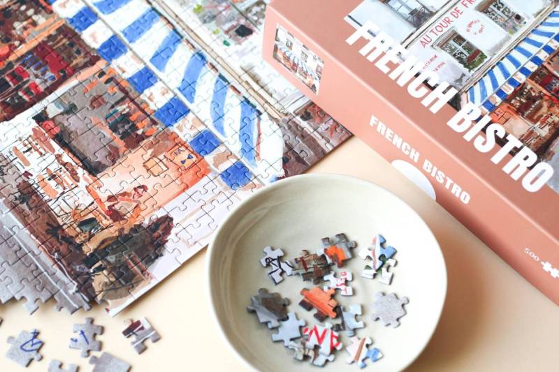 Piecely Puzzle 500 Teile - French Bistro - von Piecely