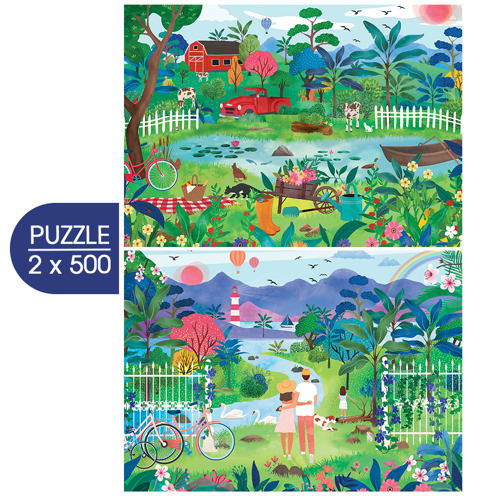 Pieces & Peace 2 Puzzles - Ode an den Frühling 500 Teile Puzzle Pieces-Peace-F-00203 Pieces & Peace 2 Puzzles - Ode an den Frühling 500 Teile Puzzle Pieces-Peace-F-00203 von Pieces & Peace
