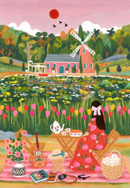 Pieces & Peace Am See 1000 Teile Puzzle Pieces-Peace-F-00207 von Pieces & Peace