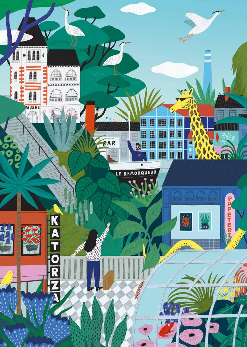 Pieces & Peace Außergewöhnliches Nantes 500 Teile Puzzle Pieces-and-Peace-0062 von Pieces & Peace