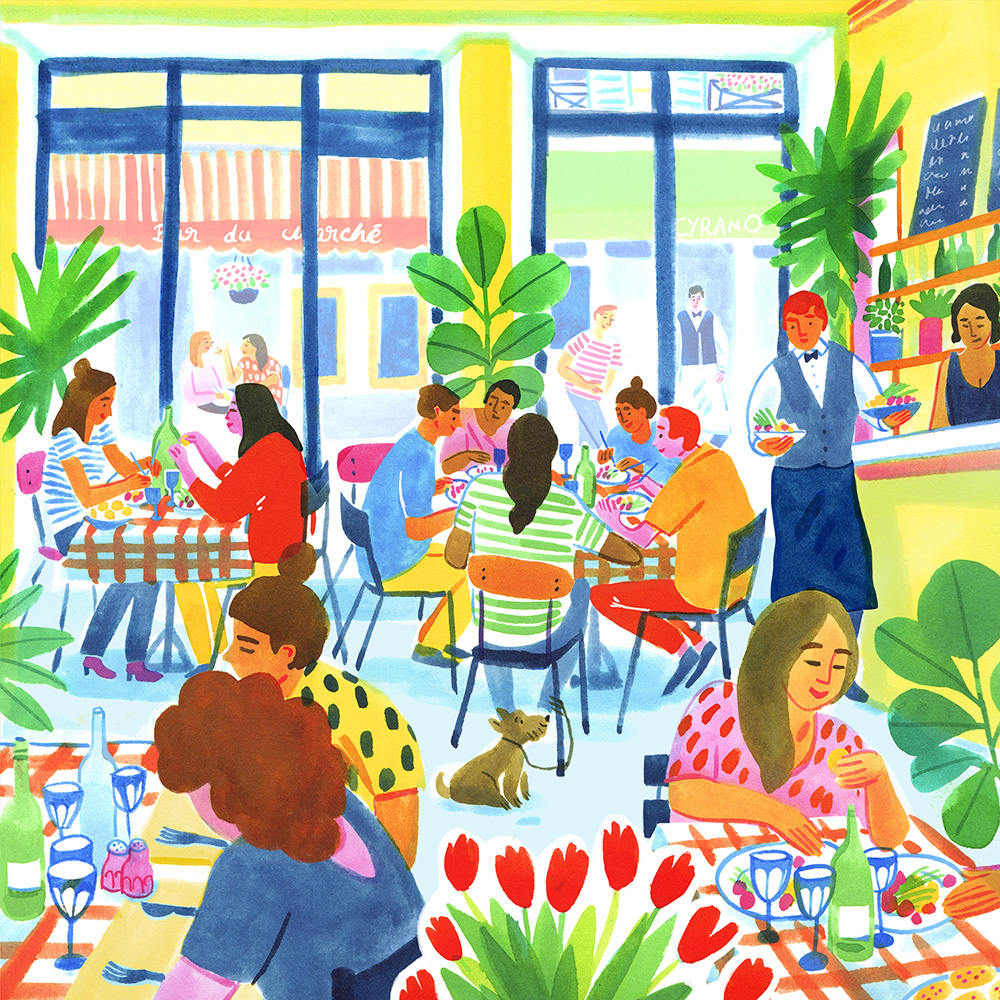 Pieces & Peace Bistrot 1000 Teile Puzzle Pieces-Peace-F-00303 Pieces & Peace Bistrot 1000 Teile Puzzle Pieces-Peace-F-00303 von Pieces & Peace