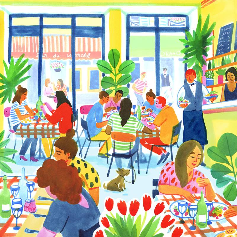 Pieces & Peace Bistrot 1000 Teile Puzzle Pieces-Peace-F-00303 Pieces & Peace Bistrot 1000 Teile Puzzle Pieces-Peace-F-00303 von Pieces & Peace