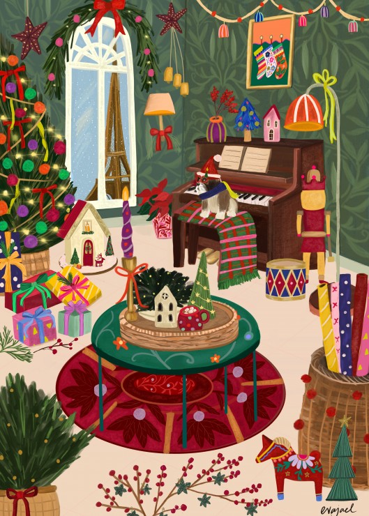 Pieces & Peace Christmas in Paris 500 Teile Puzzle Pieces-Peace-F-00255 Pieces & Peace Christmas in Paris 500 Teile Puzzle Pieces-Peace-F-00255 von Pieces & Peace