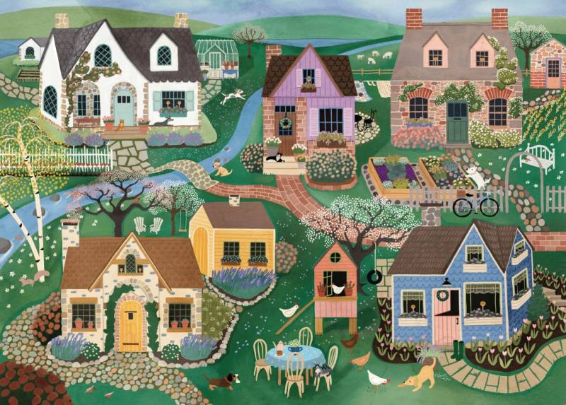 Pieces & Peace Cottage Lane 1500 Teile Puzzle Pieces-Peace-F-00325 Pieces & Peace Cottage Lane 1500 Teile Puzzle Pieces-Peace-F-00325 von Pieces & Peace