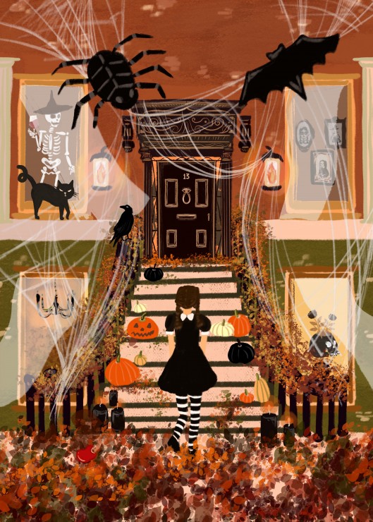 Pieces & Peace Ein Halloween-Abend 500 Teile Puzzle Pieces-Peace-F-00246 von Pieces & Peace
