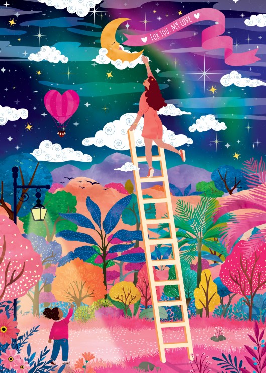 Pieces & Peace Für dich, meine Liebe 500 Teile Puzzle Pieces-Peace-F-00205 von Pieces & Peace