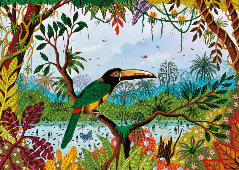 Pieces & Peace Halsbandarassari 1500 Teile Puzzle Pieces-Peace-F-00074 von Pieces & Peace