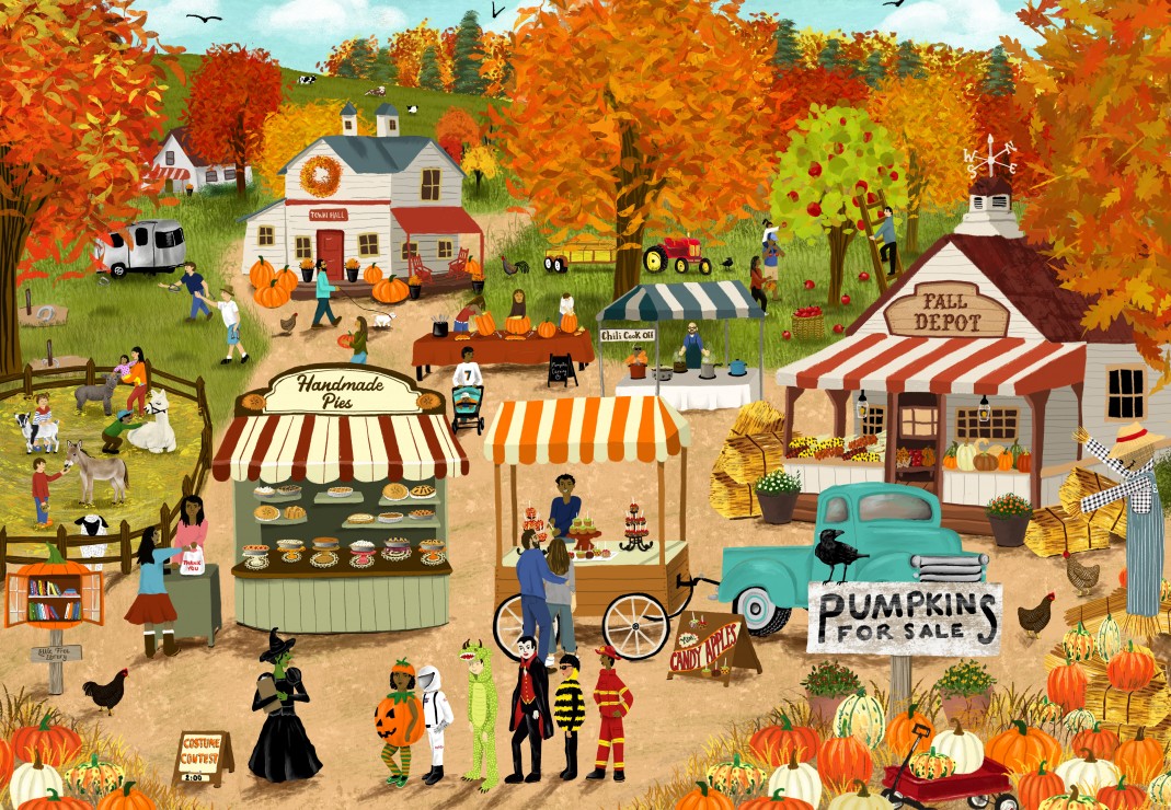 Pieces & Peace Herbstfest 1000 Teile Puzzle Pieces-Peace-F-00247 von Pieces & Peace