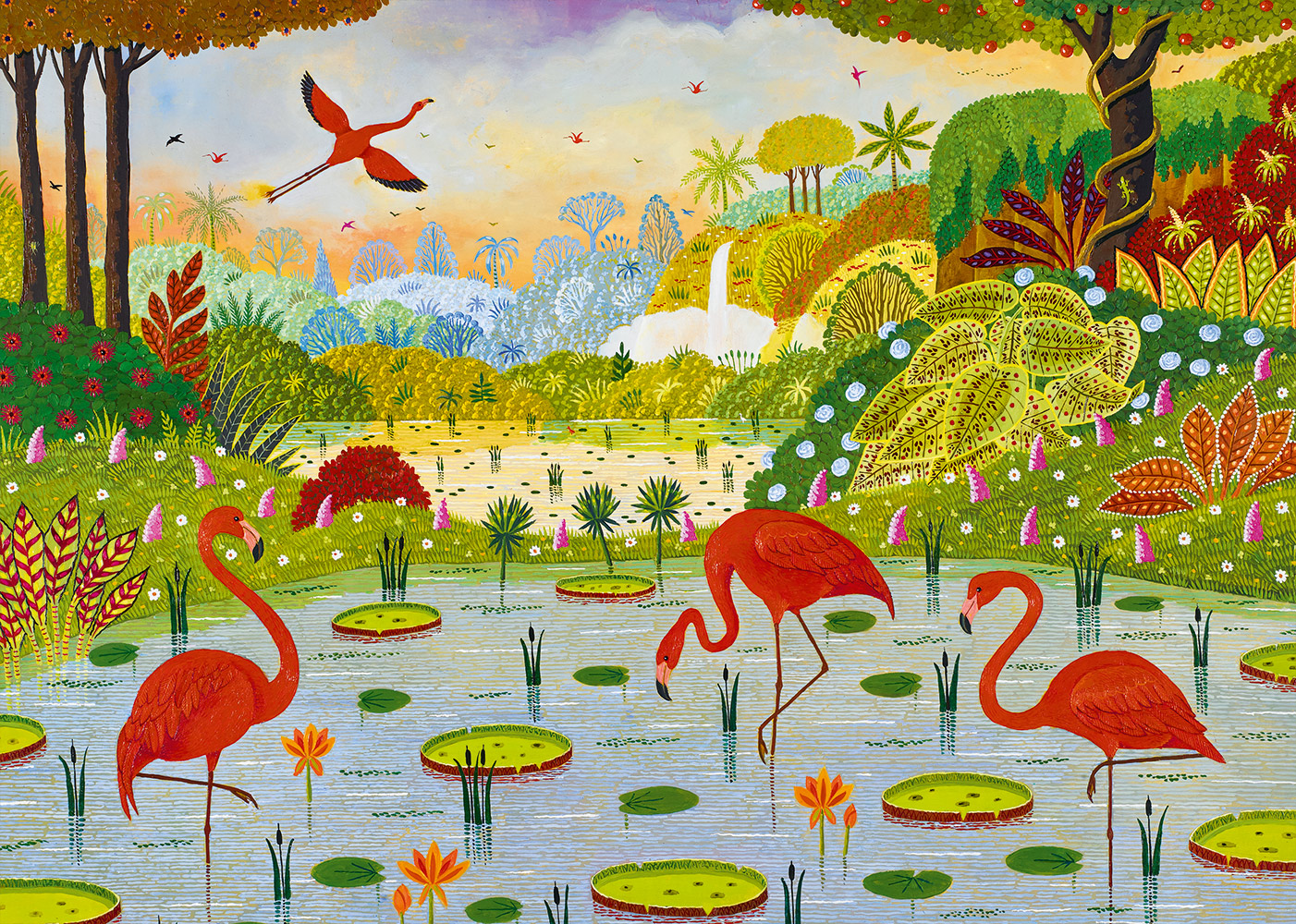 Pieces & Peace Karibische Flamingos 1000 Teile Puzzle Pieces-Peace-F-00073 Pieces & Peace Karibische Flamingos 1000 Teile Puzzle Pieces-Peace-F-00073 von Pieces & Peace