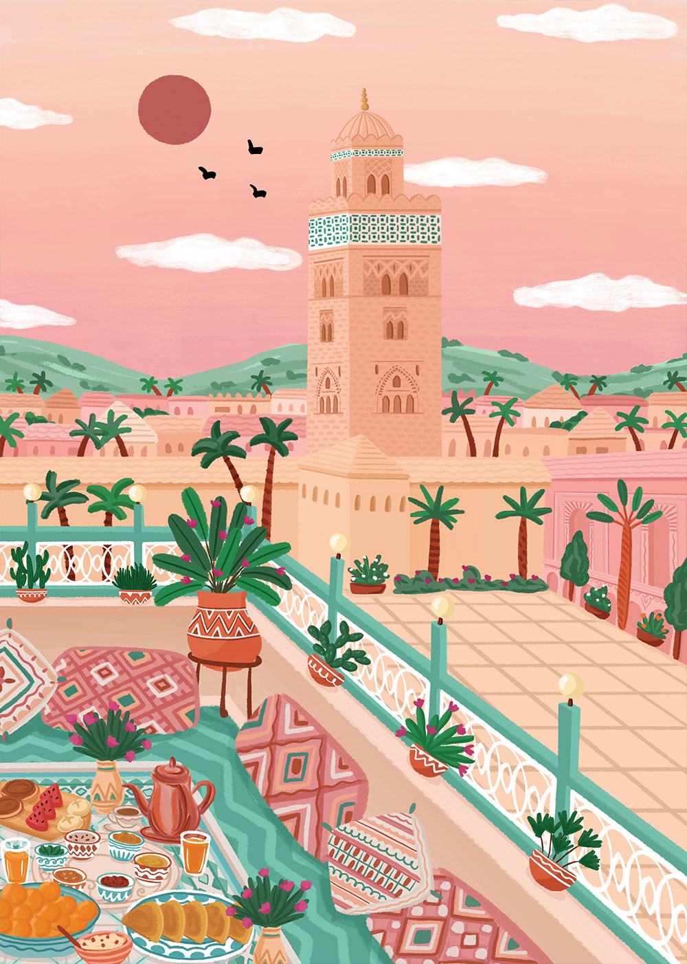 Pieces & Peace Koutoubia-Moschee, Marokko 1000 Teile Puzzle Pieces-Peace-F-00110 Pieces & Peace Koutoubia-Moschee, Marokko 1000 Teile Puzzle Pieces-Peace-F-00110 von Pieces & Peace