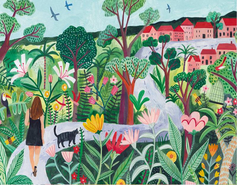 Pieces & Peace Landpartie 1500 Teile Puzzle Pieces-Peace-F-00092 von Pieces & Peace