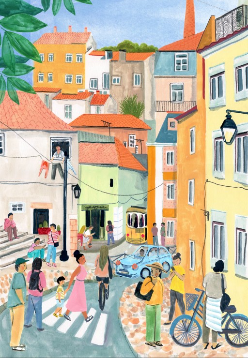 Pieces & Peace Lissabon 1000 Teile Puzzle Pieces-Peace-F-00321 von Pieces & Peace