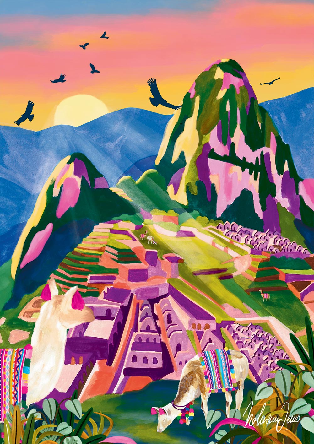 Pieces & Peace Machu Picchu 1000 Teile Puzzle Pieces-and-Peace-0122 von Pieces & Peace