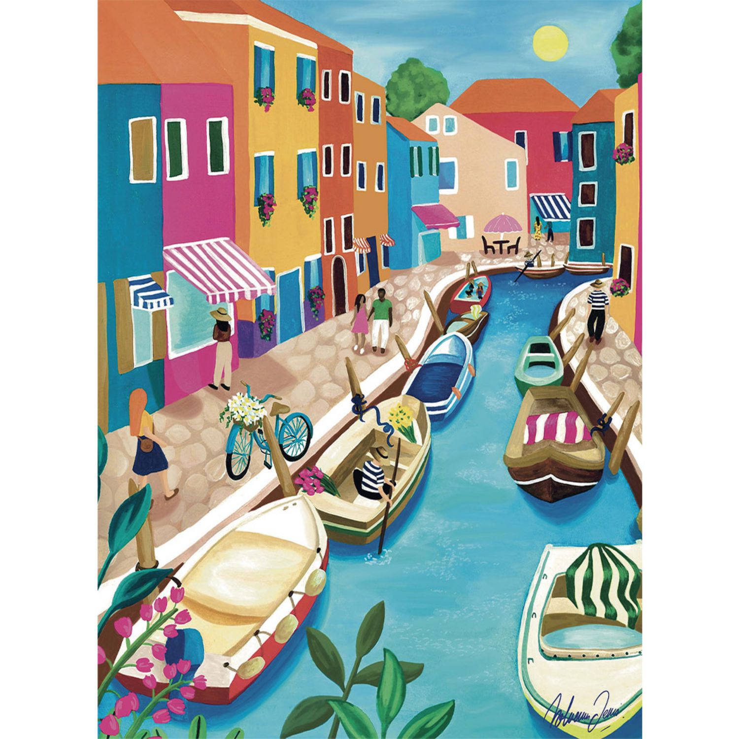 Pieces & Peace Mini-Puzzle 96 Teile – Burano - Pieces & Peace Mini-Puzzle 96 Teile – Burano - von Pieces & Peace