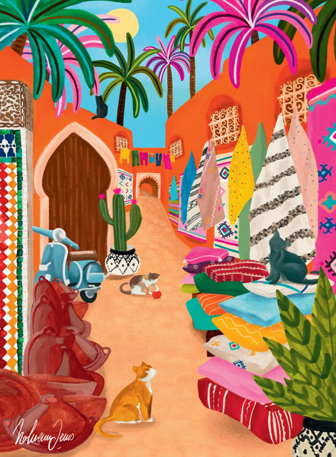 Pieces & Peace Mini-Puzzle 96 Teile – Marrakesch - Pieces & Peace Mini-Puzzle 96 Teile – Marrakesch - von Pieces & Peace