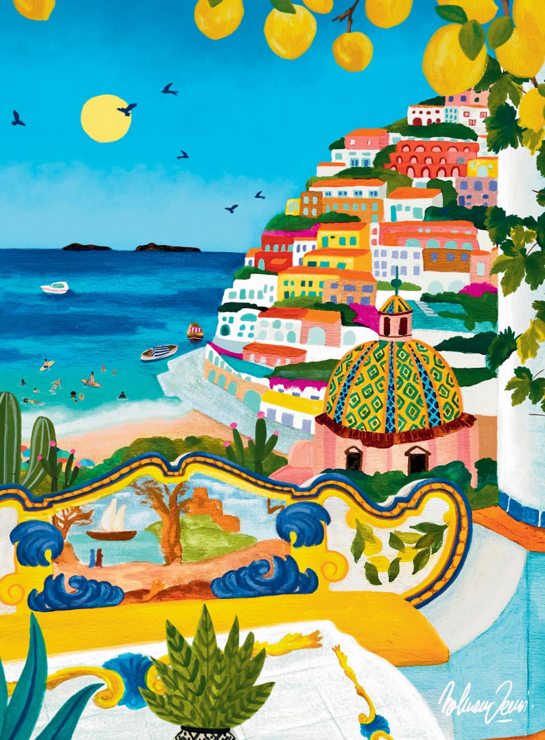 Pieces & Peace Mini-Puzzle 96 Teile – Positano - Pieces & Peace Mini-Puzzle 96 Teile – Positano - von Pieces & Peace