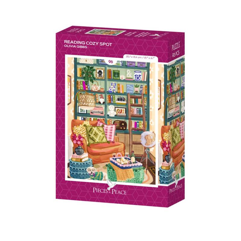 Pieces & Peace Mini-Puzzle 96 Teile - Reading Cozy Spot - Pieces & Peace Mini-Puzzle 96 Teile - Reading Cozy Spot - von Pieces & Peace