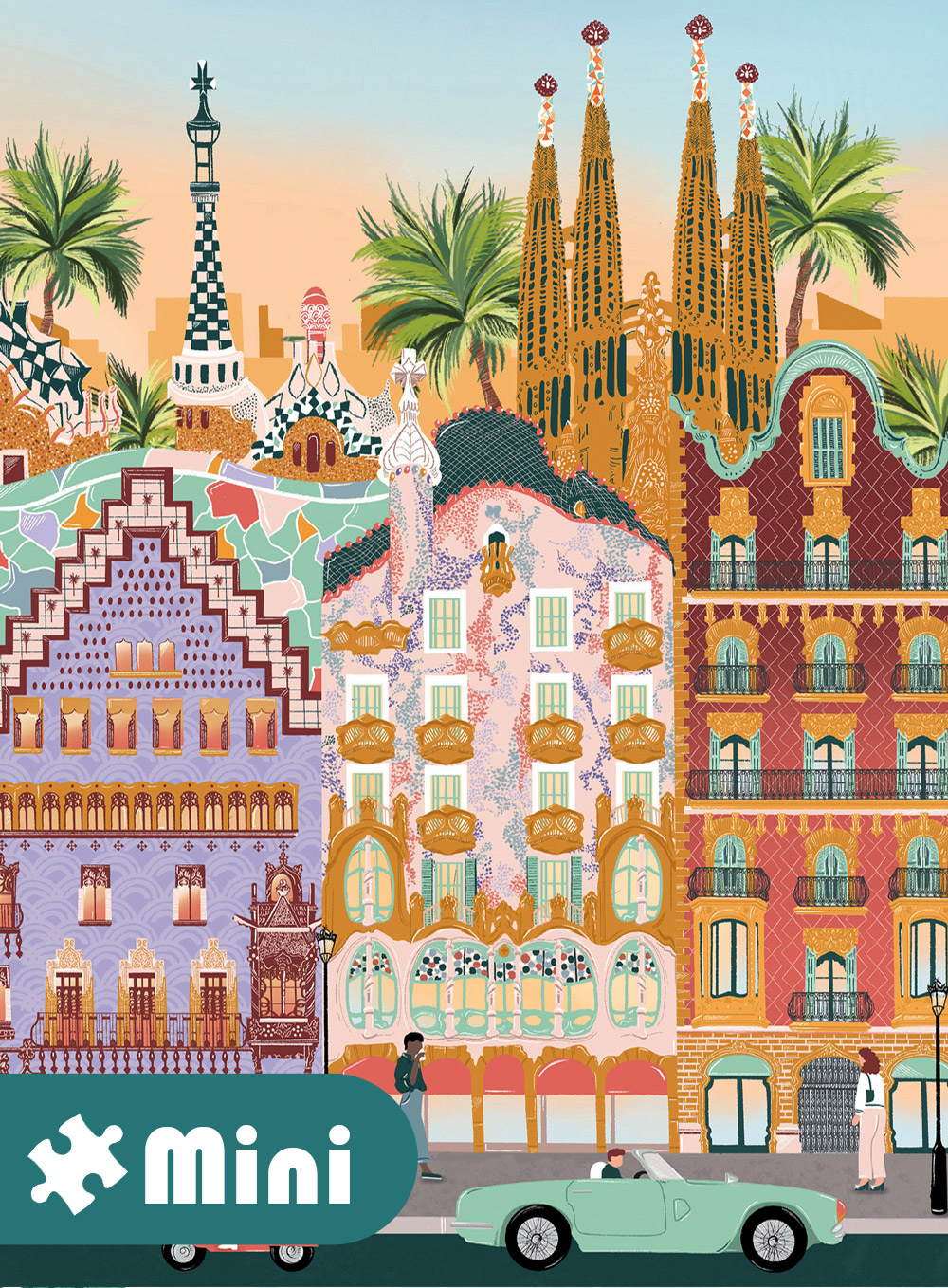 Pieces & Peace Mini Puzzle - Barcelone 96 Teile Puzzle Pieces-Peace-F-00271 Pieces & Peace Mini Puzzle - Barcelone 96 Teile Puzzle Pieces-Peace-F-00271 von Pieces & Peace