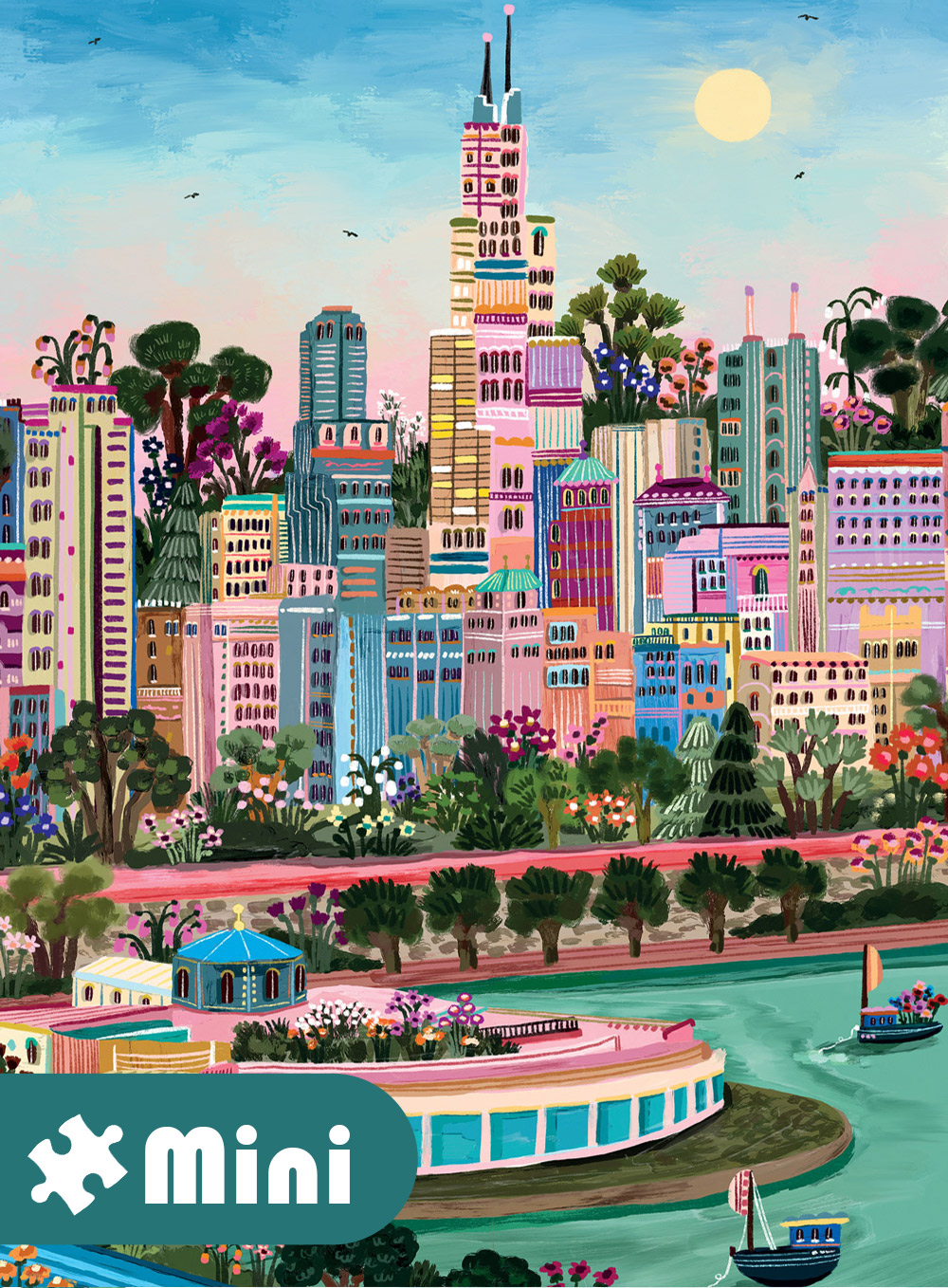 Pieces & Peace Mini Puzzle - Chicago 96 Teile Puzzle Pieces-Peace-F-00278 Pieces & Peace Mini Puzzle - Chicago 96 Teile Puzzle Pieces-Peace-F-00278 von Pieces & Peace