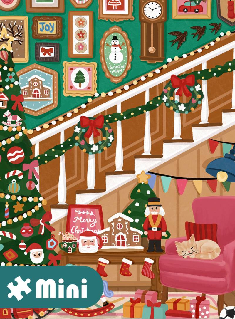 Pieces & Peace Mini Puzzle - Escalier de Noël 96 Teile Puzzle Pieces-Peace-F-00280 Pieces & Peace Mini Puzzle - Escalier de Noël 96 Teile Puzzle Pieces-Peace-F-00280 von Pieces & Peace