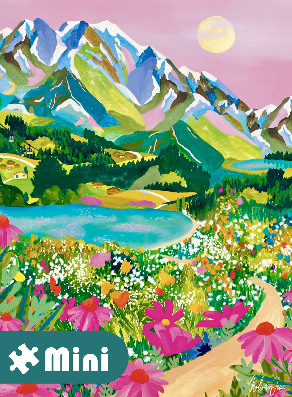 Pieces & Peace Mini Puzzle - Lever de Soleil sur les Alpes 96 Teile Puzzle Pieces-Peace-F-00276 Pieces & Peace Mini Puzzle - Lever de Soleil sur les Alpes 96 Teile Puzzle Pieces-Peace-F-00276 von Pieces & Peace