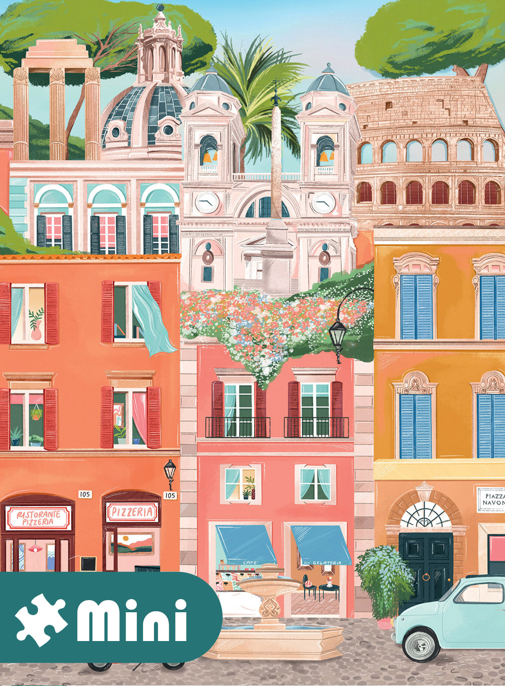 Pieces & Peace Mini Puzzle - Rome 96 Teile Puzzle Pieces-Peace-F-00272 Pieces & Peace Mini Puzzle - Rome 96 Teile Puzzle Pieces-Peace-F-00272 von Pieces & Peace