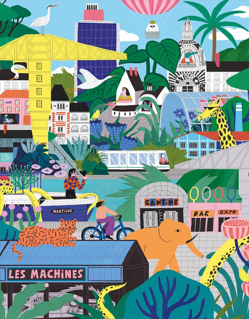 Pieces & Peace Nantes 1000 Teile Puzzle Pieces-Peace-F-00185 von Pieces & Peace