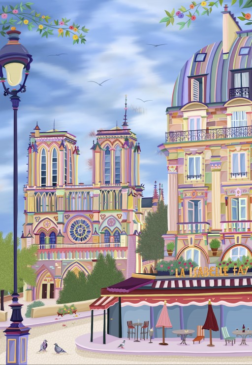 Pieces & Peace Notre Dame 1000 Teile Puzzle Pieces-Peace-F-00314 von Pieces & Peace