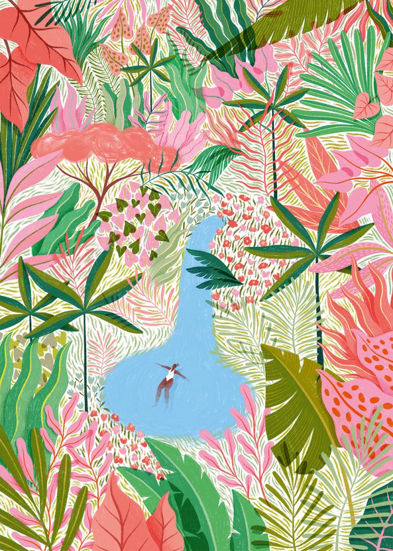 Pieces & Peace Natürlicher Swimmingpool 500 Teile Puzzle Pieces-and-Peace-0067 von Pieces & Peace