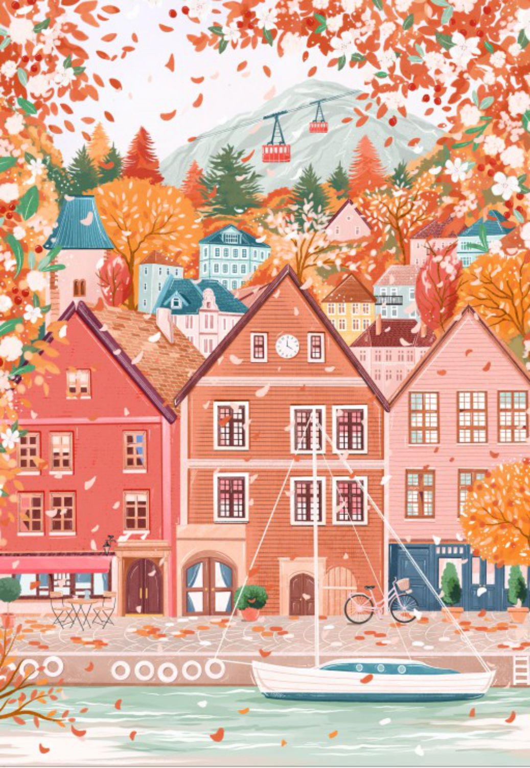 Pieces & Peace Puzzle 1000 Teile – Bergen - von Pieces & Peace