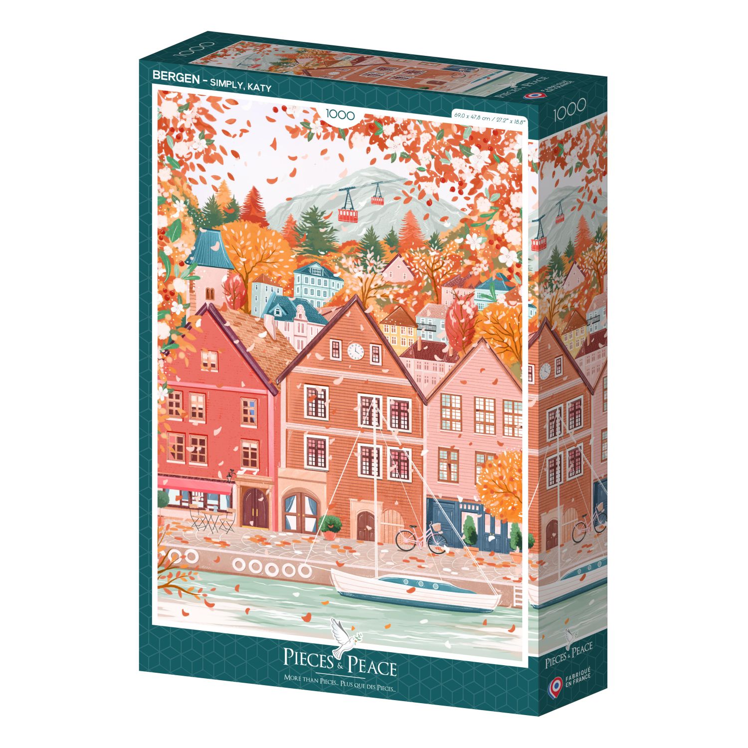 Pieces & Peace Puzzle 1000 Teile – Bergen - Pieces & Peace Puzzle 1000 Teile – Bergen - von Pieces & Peace