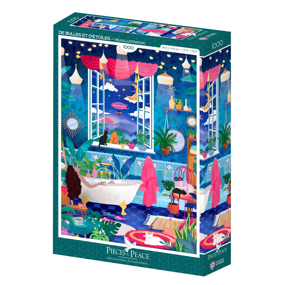 Pieces & Peace Puzzle 1000 Teile - Bubbles and Stars - Pieces & Peace Puzzle 1000 Teile - Bubbles and Stars - von Pieces & Peace