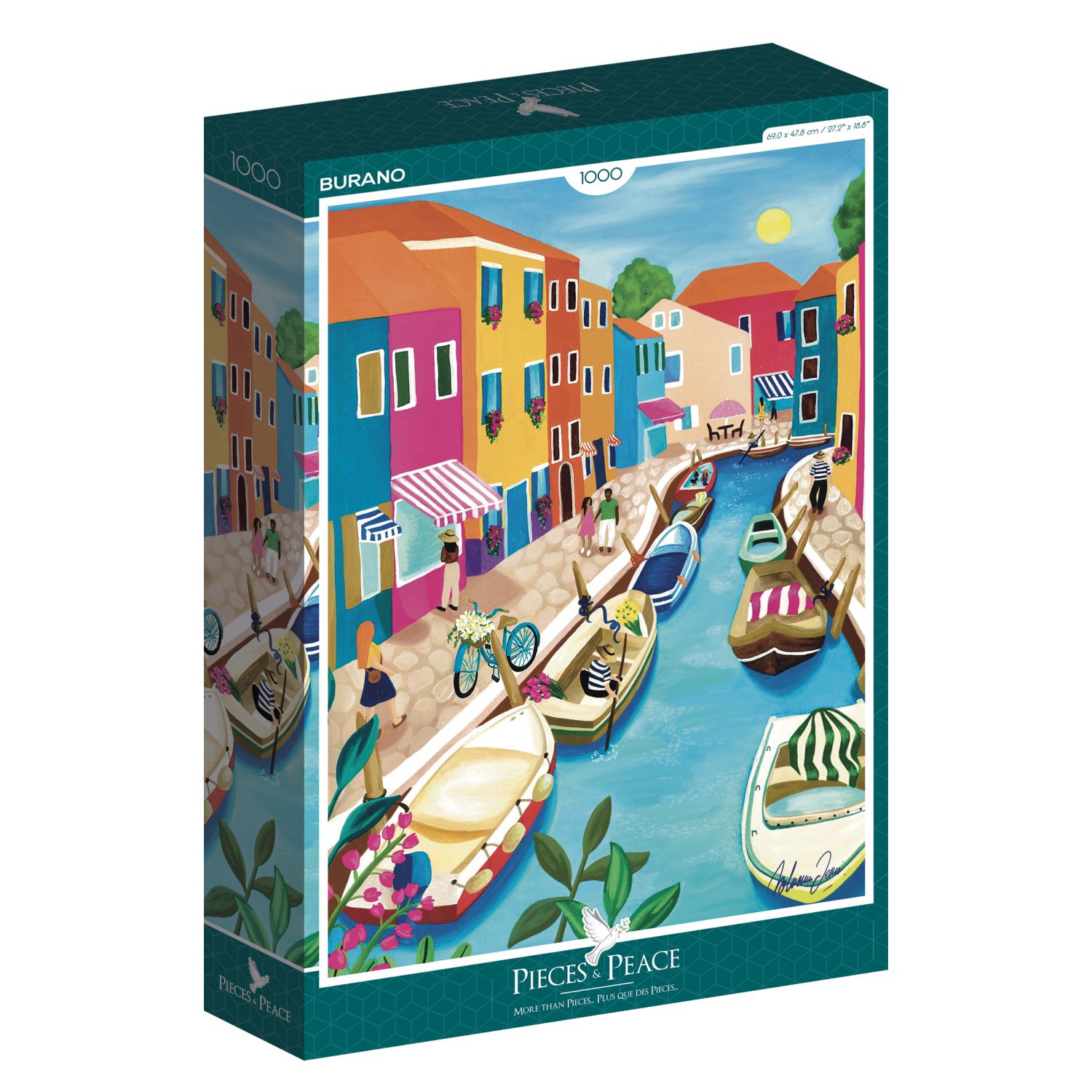 Pieces & Peace Puzzle 1000 Teile - Burano - von Pieces & Peace