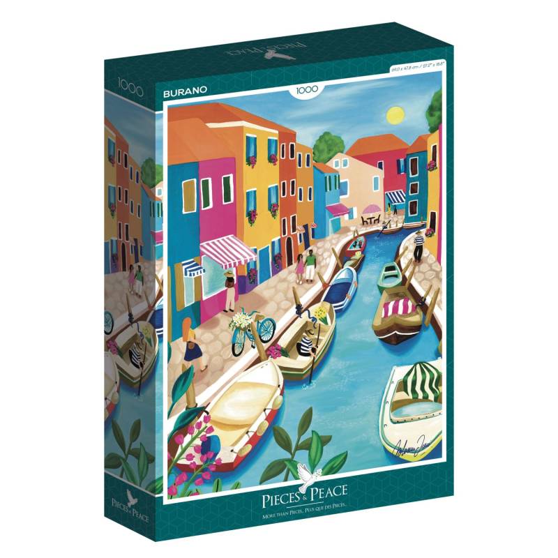 Pieces & Peace Puzzle 1000 Teile - Burano - von Pieces & Peace