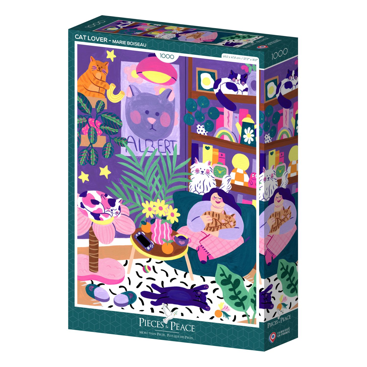Pieces & Peace Puzzle 1000 Teile - Katzenfan - Pieces & Peace Puzzle 1000 Teile - Katzenfan - von Pieces & Peace