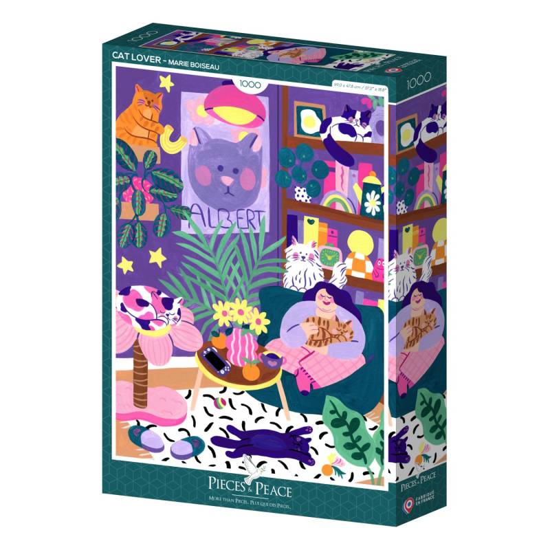 Pieces & Peace Puzzle 1000 Teile - Katzenfan - Pieces & Peace Puzzle 1000 Teile - Katzenfan - von Pieces & Peace