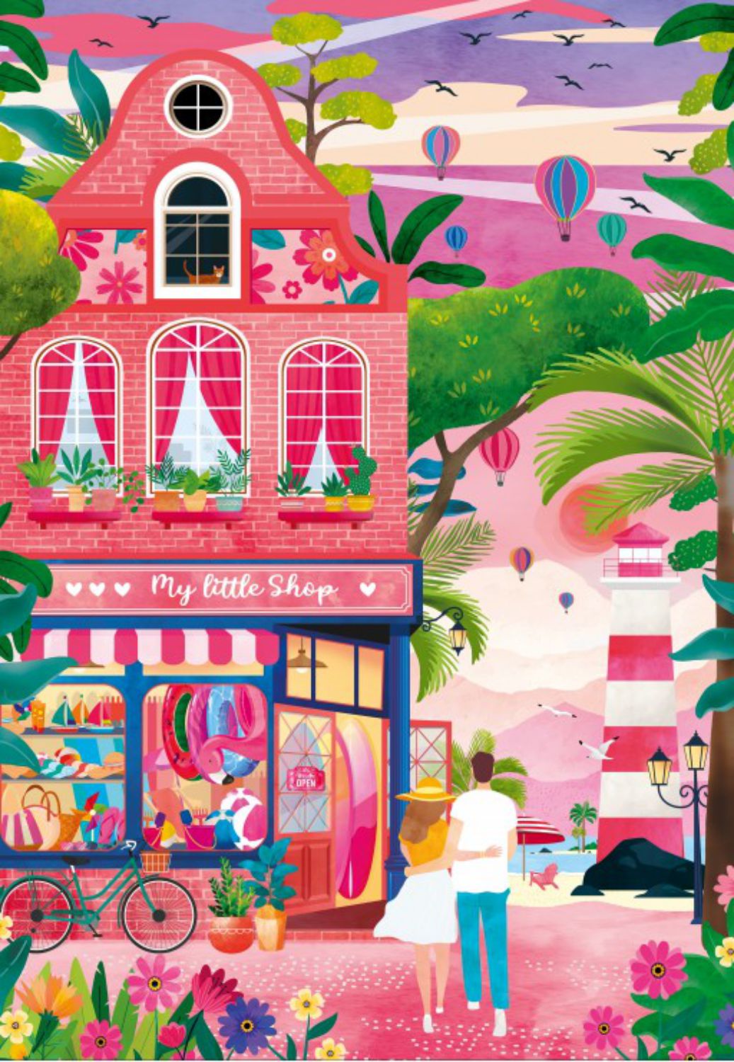 Pieces & Peace Puzzle 1000 Teile – Mein kleiner Laden - von Pieces & Peace
