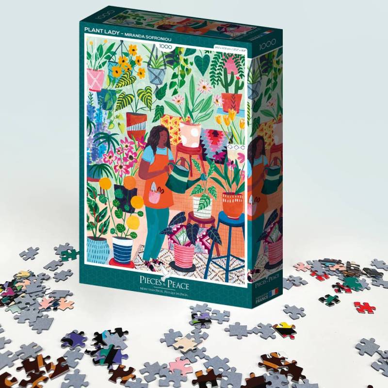 Pieces & Peace Puzzle 1000 Teile - Pflanzen-Lady - Pieces & Peace Puzzle 1000 Teile - Pflanzen-Lady - von Pieces & Peace