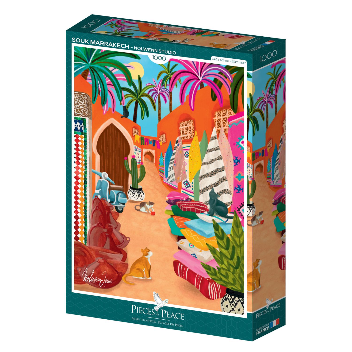 Pieces & Peace Puzzle 1000 Teile - Souk Marrakech - Pieces & Peace Puzzle 1000 Teile - Souk Marrakech - von Pieces & Peace