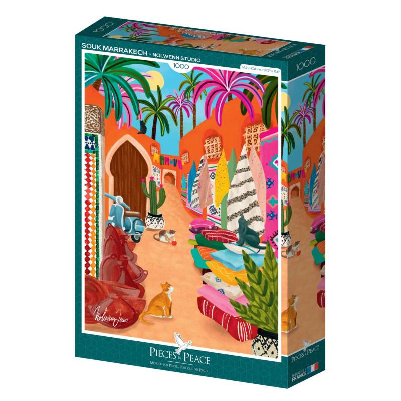Pieces & Peace Puzzle 1000 Teile - Souk Marrakech - Pieces & Peace Puzzle 1000 Teile - Souk Marrakech - von Pieces & Peace