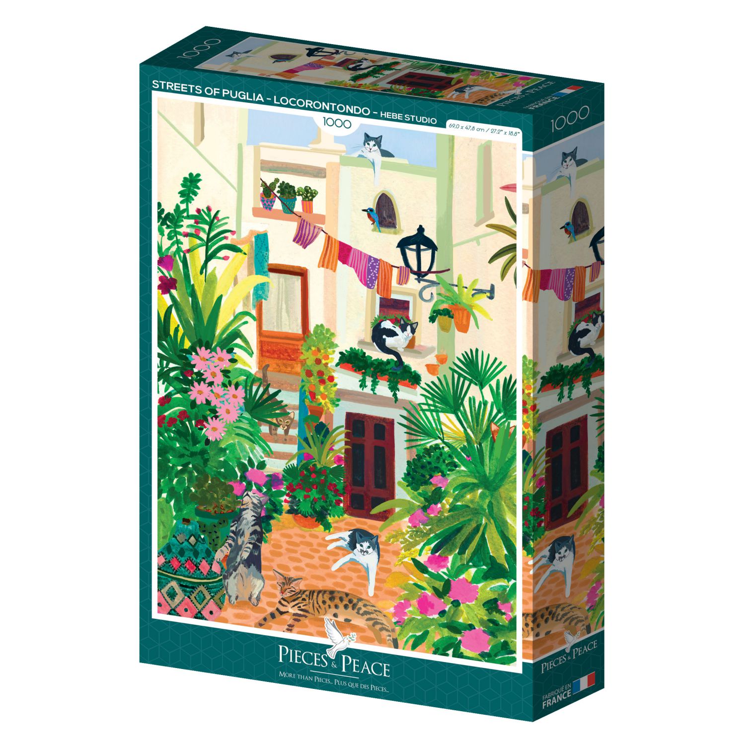 Pieces & Peace Puzzle 1000 Teile - Streets of Puglia - Locorontondo - Pieces & Peace Puzzle 1000 Teile - Streets of Puglia - Locorontondo - von Pieces & Peace