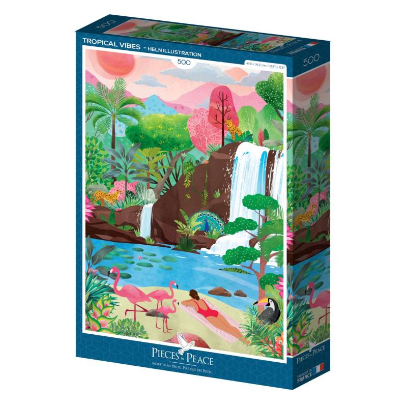 Pieces & Peace Puzzle 1000 Teile - Tropical Vibes - von Pieces & Peace